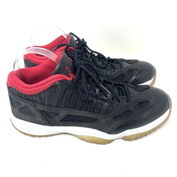 Air Jordan Retro 11 XI Low IE Mens Shoes Size 10 Bred Black 919712-023 Nike - Picture 3 of 10